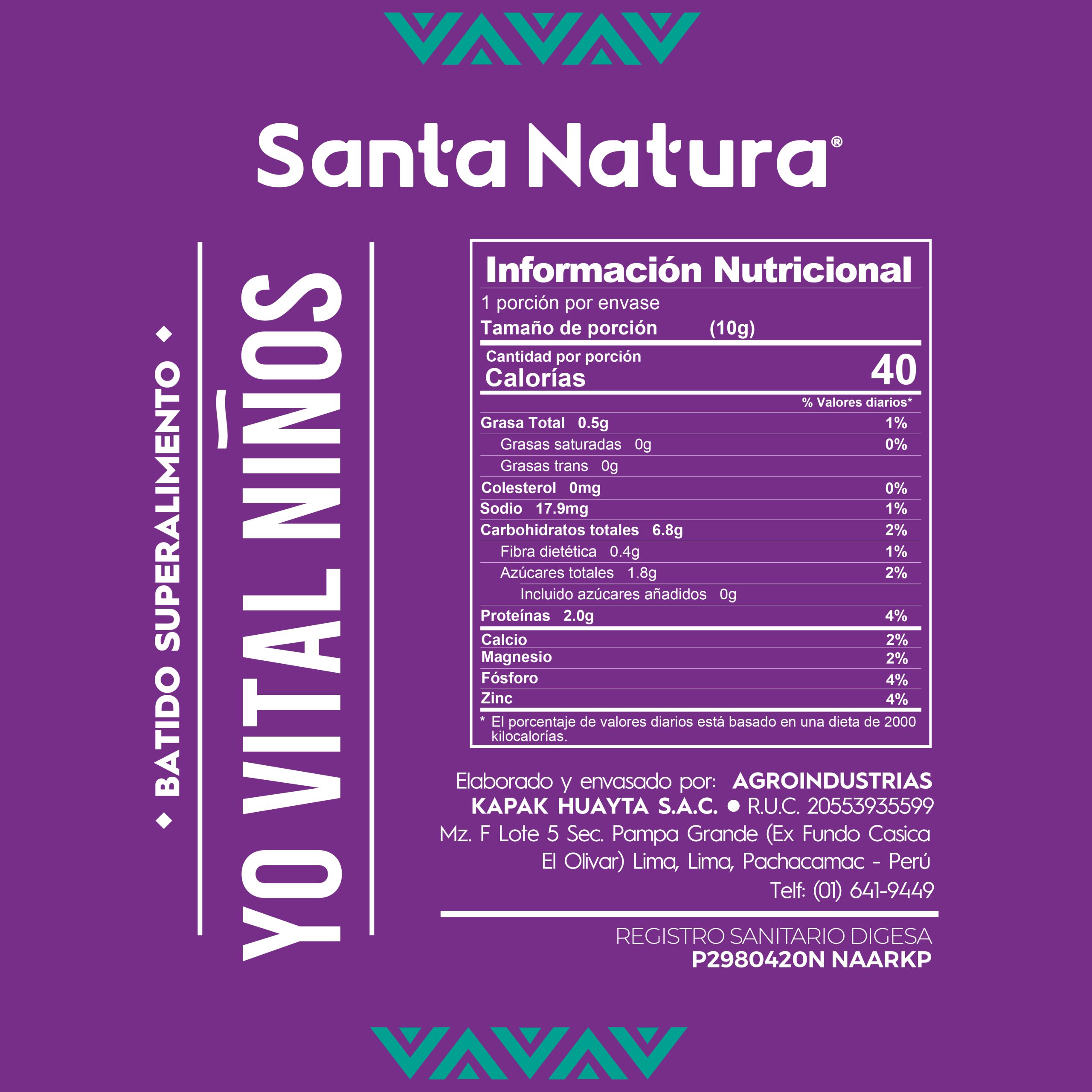 YO VITAL NIÑOS 150 GR