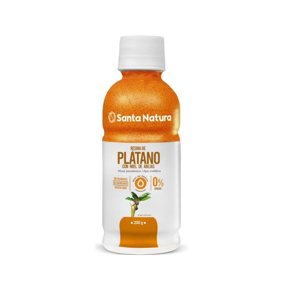 RESINA DE PLÁTANO CON MIEL DE ABEJAS 200 GR